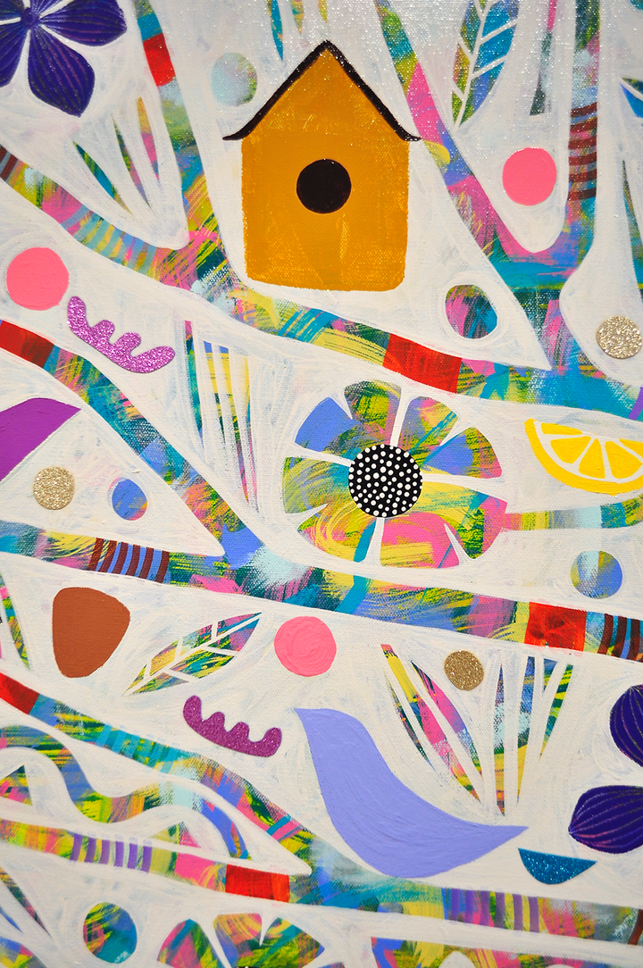 Hidden Treasure - Framed 62x50 on Canvas