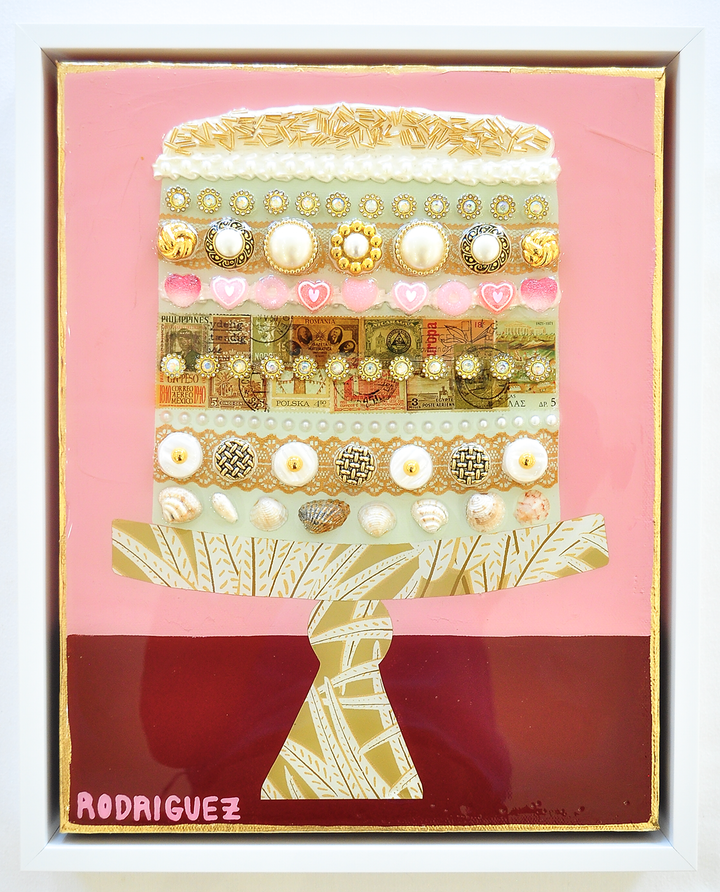 HAPPILY EVER AFTER - 12.5 x 15.5 Framed Mixed Media on Canvas