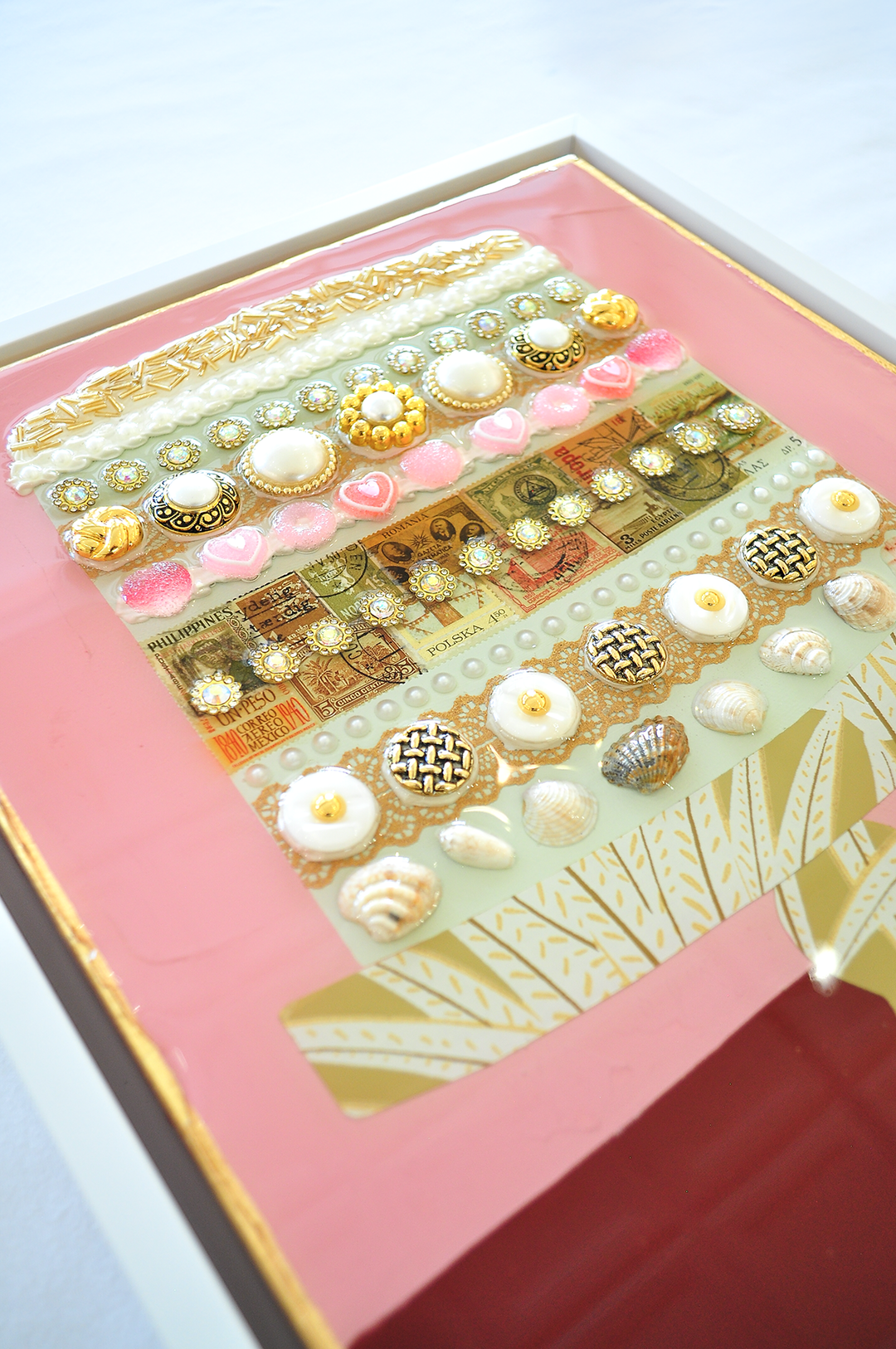 HAPPILY EVER AFTER - 12.5 x 15.5 Framed Mixed Media on Canvas