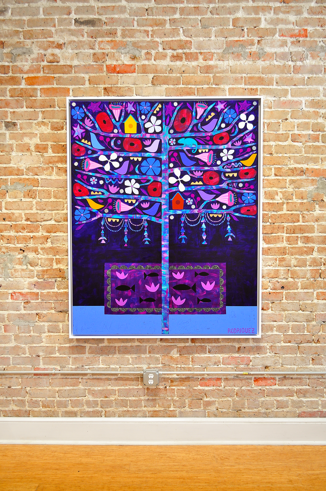 Rejoice - Framed 62x50 on Canvas