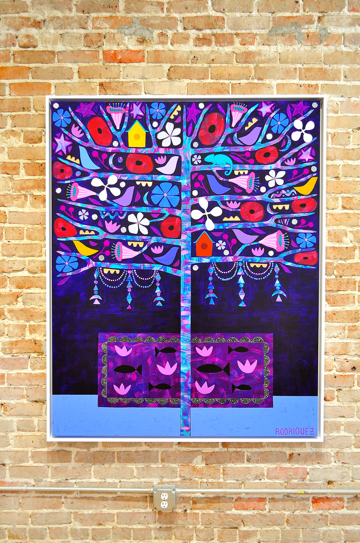 Rejoice - Framed 62x50 on Canvas
