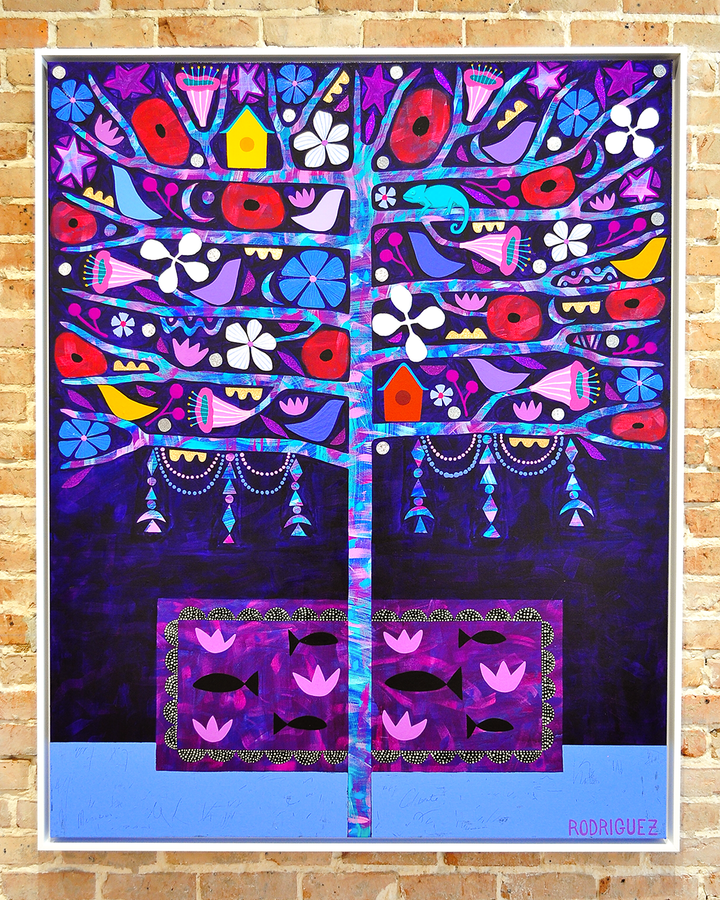 Rejoice - Framed 62x50 on Canvas