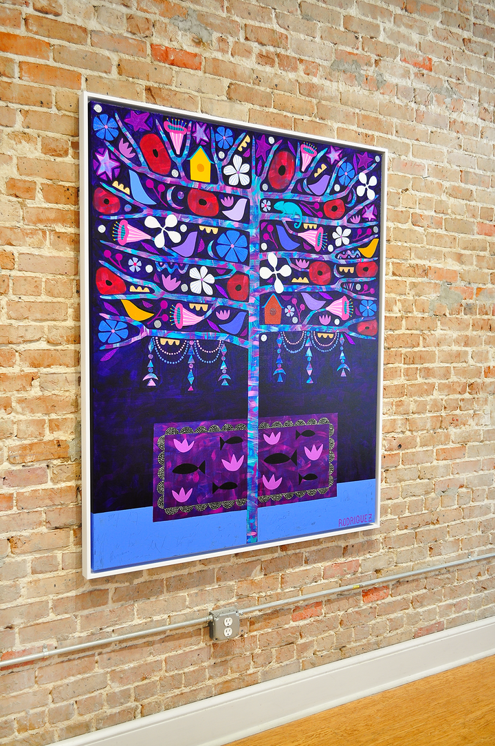 Rejoice - Framed 62x50 on Canvas