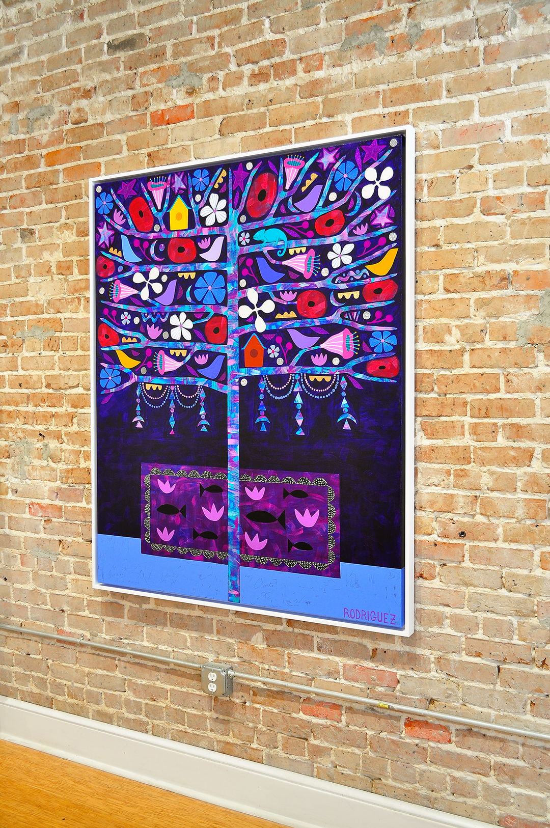 Rejoice - Framed 62x50 on Canvas