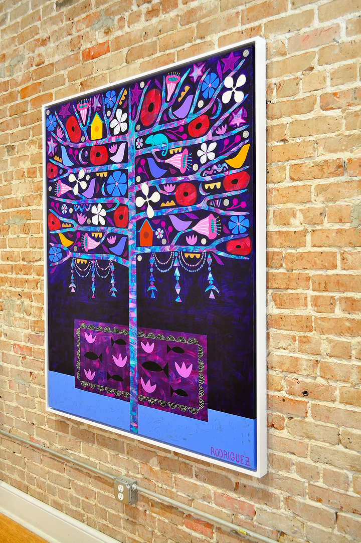Rejoice - Framed 62x50 on Canvas