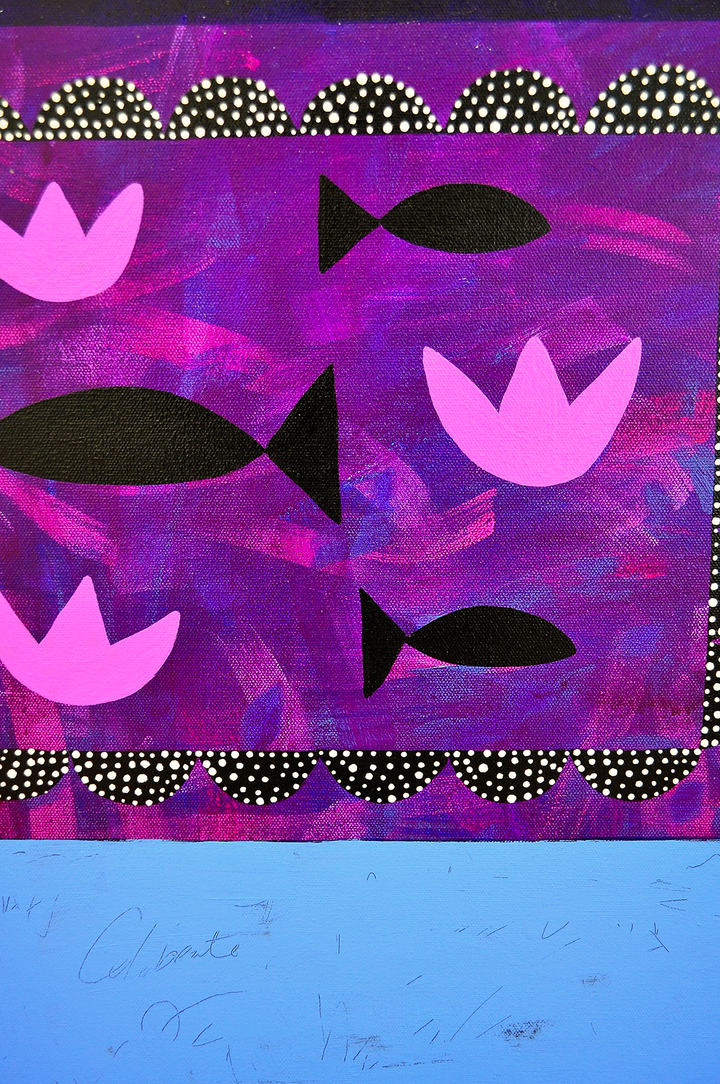 Rejoice - Framed 62x50 on Canvas