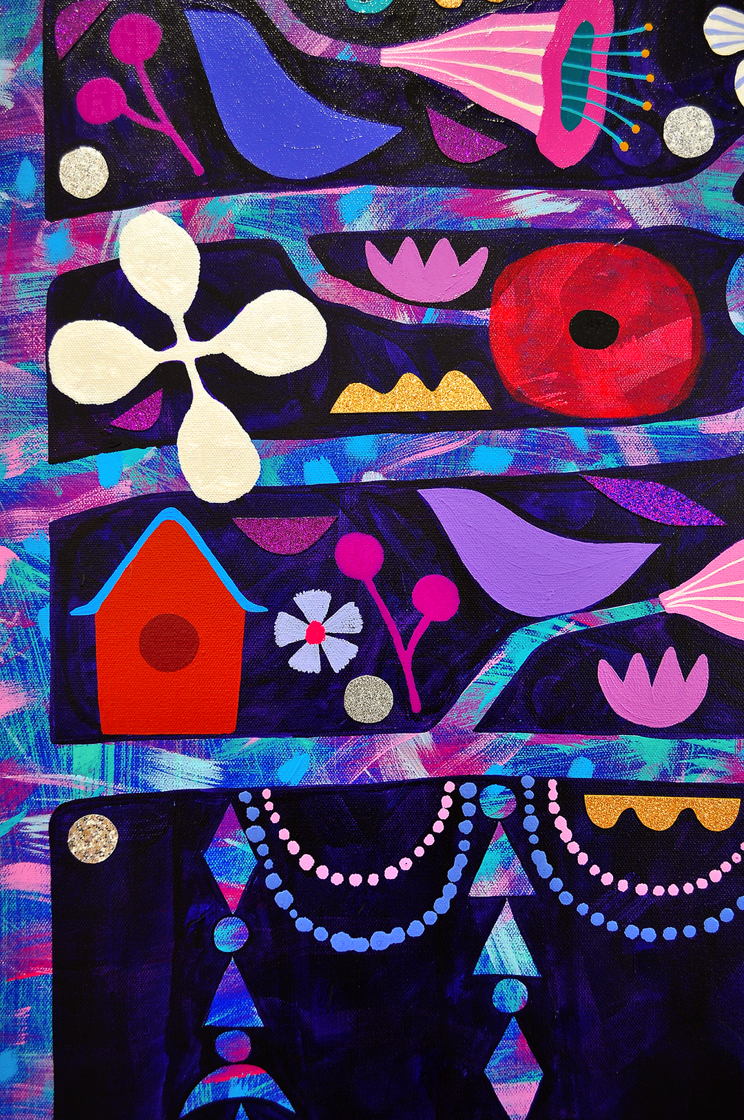 Rejoice - Framed 62x50 on Canvas
