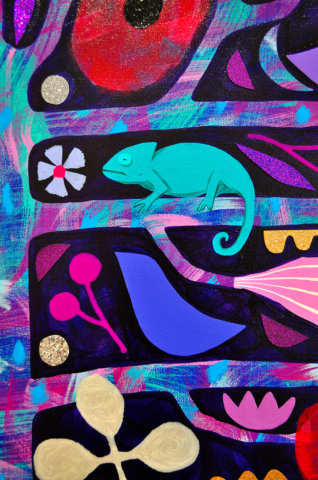 Rejoice - Framed 62x50 on Canvas