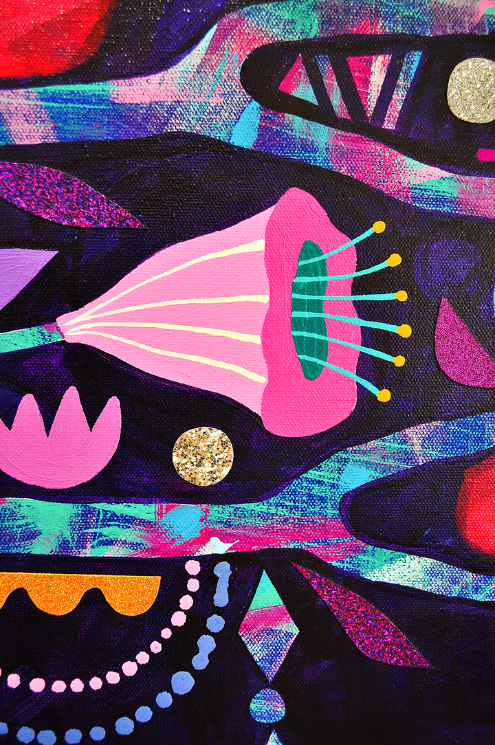 Rejoice - Framed 62x50 on Canvas