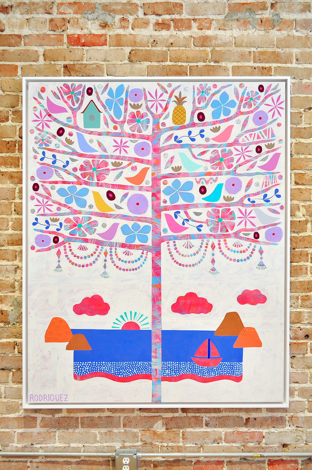 Oh Happy Day - Framed 62x50 on Canvas (Inquire)