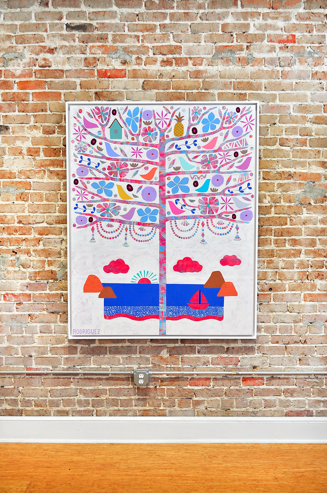 Oh Happy Day - Framed 62x50 on Canvas (Inquire)