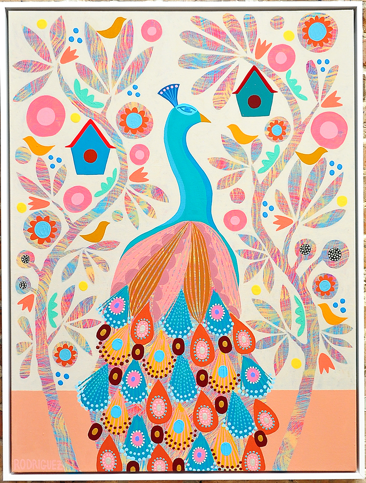 Anastasia - Framed 31.5x41.5 on Canvas