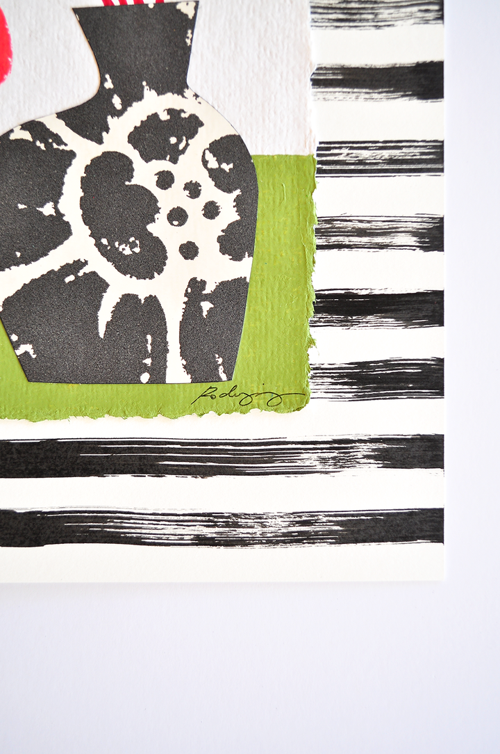 Flowergram 21 - 11x8.5 Mixed Media on Paper