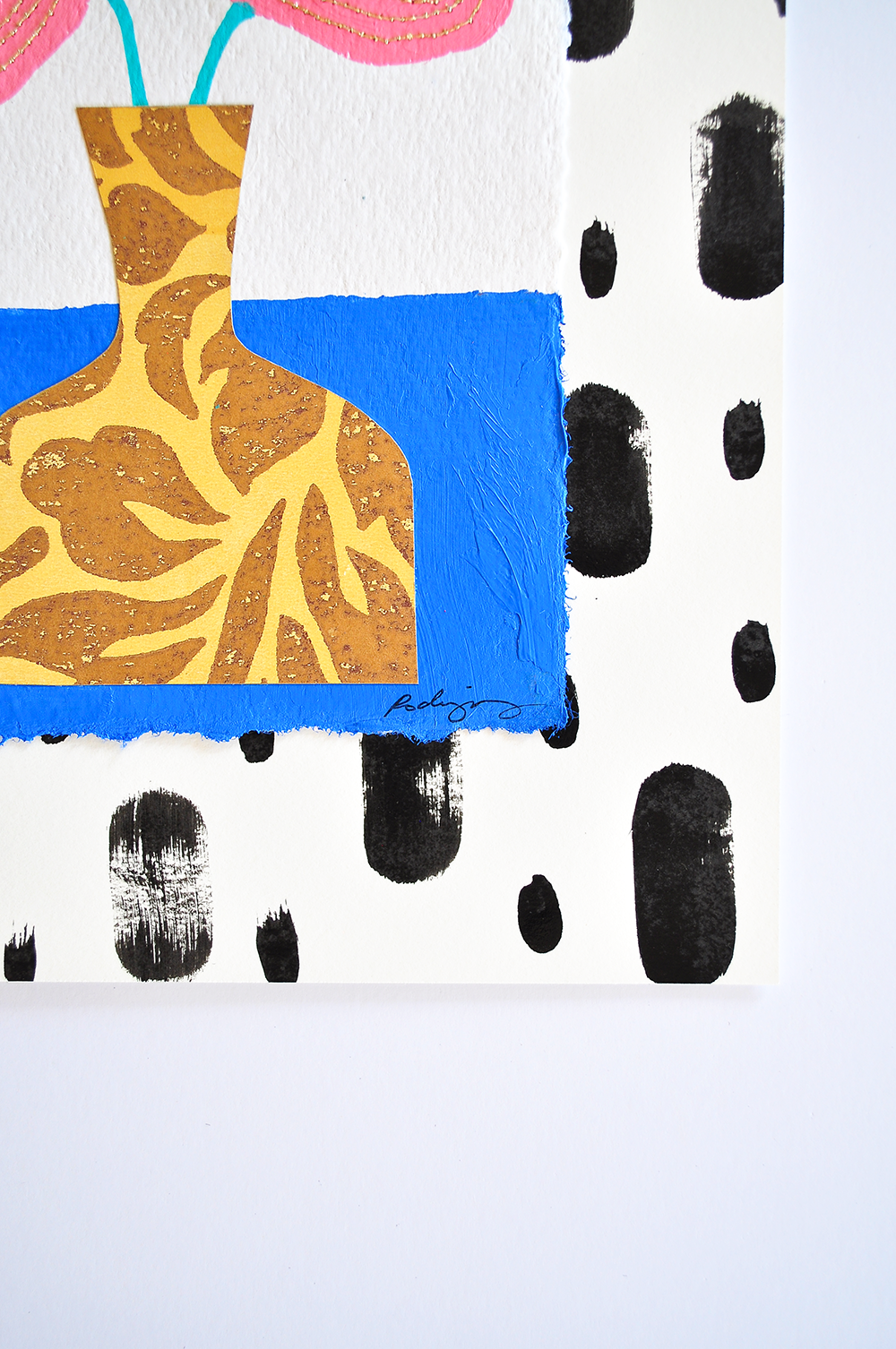 Flowergram 32 - 11x8.5 Mixed Media on Paper