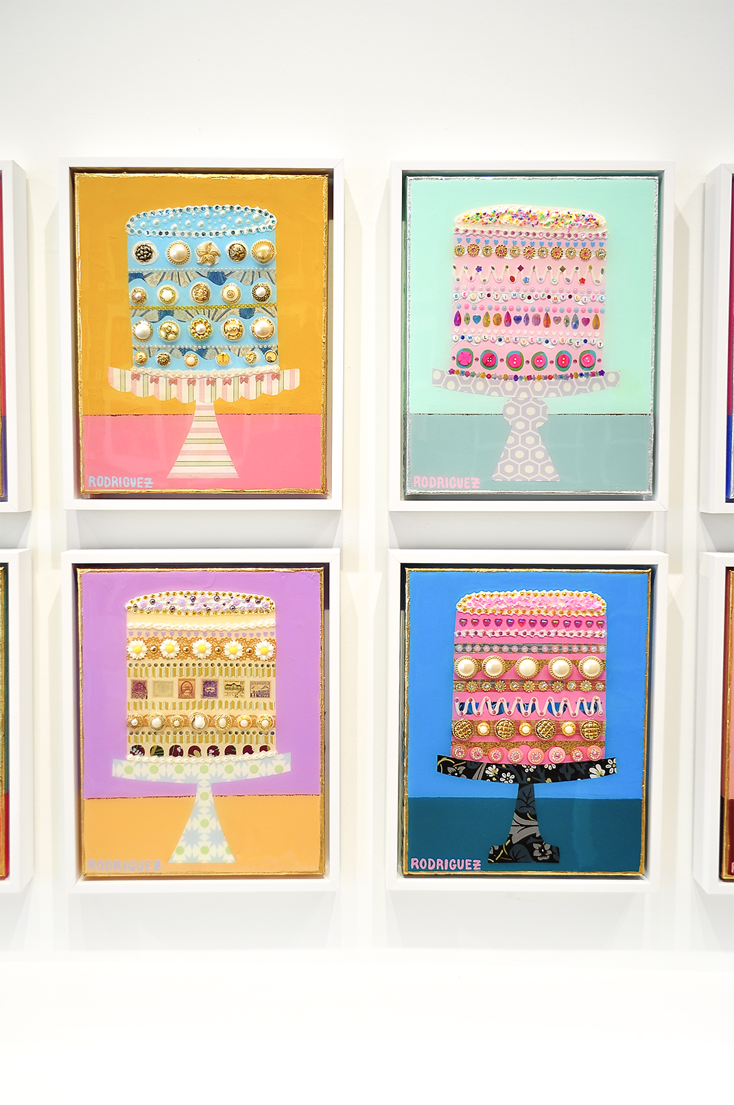 SEASIDE REUNION - 12.5 x 15.5 Framed Mixed Media on Canvas