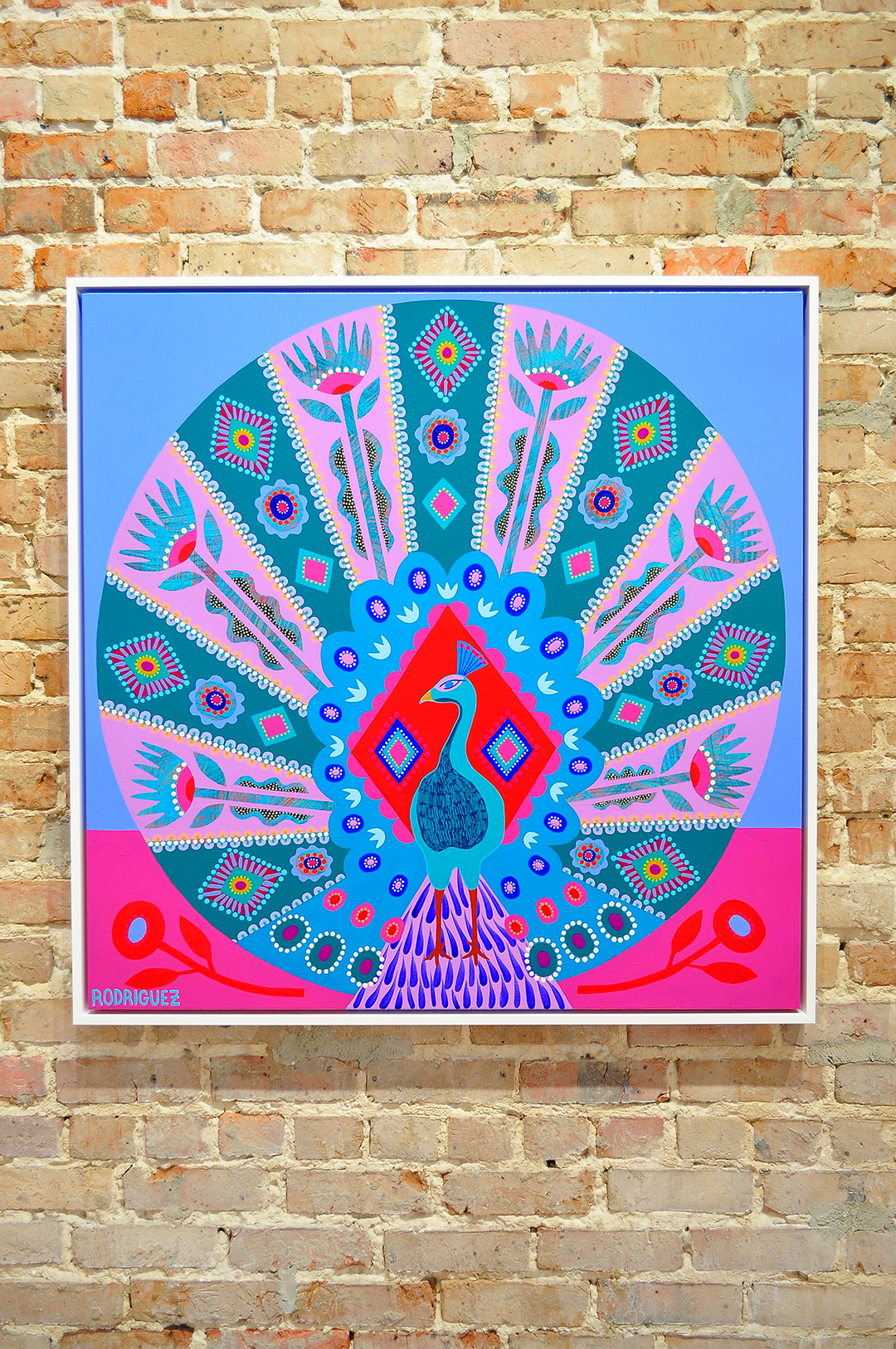 Hidden Jewel - Framed 37.5x37.5 on Canvas [AR]