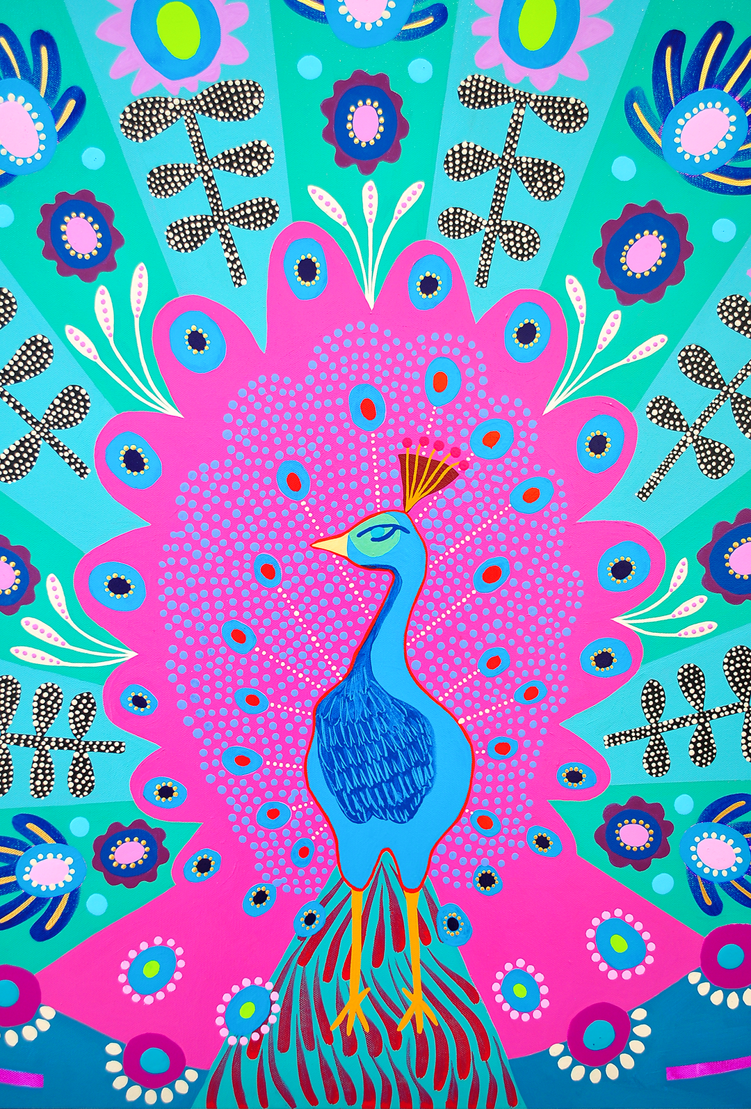 Strength and Majesty - Framed 37.5x37.5 on Canvas