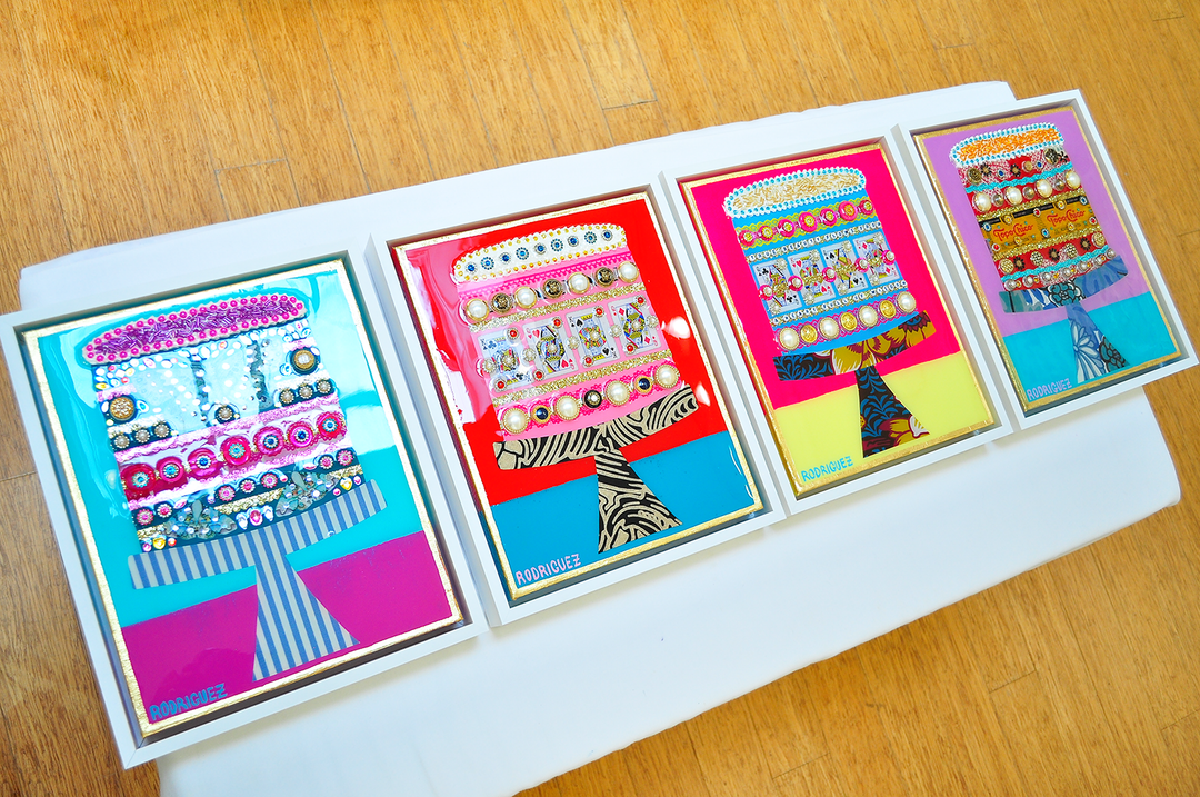 Beauty & Wisdom - 12.5 x 15.5 Framed Mixed Media on Canvas