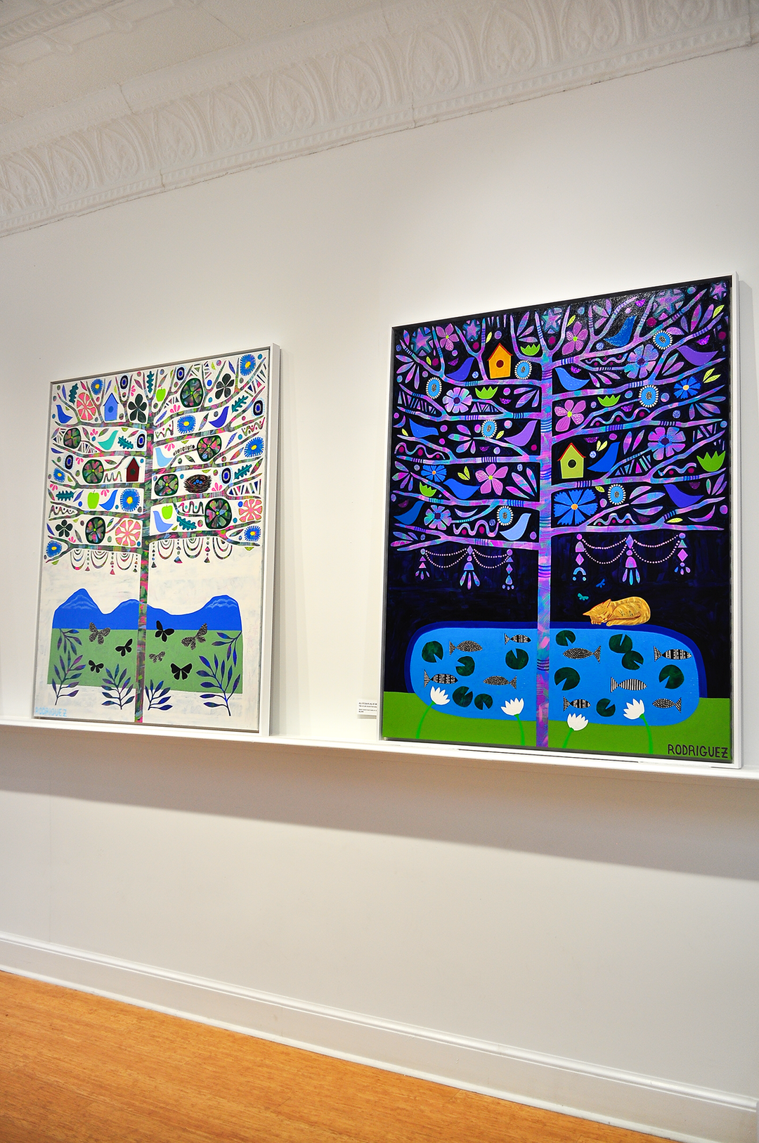 All Is Calm, All Is Bright - Framed 62x50 on Canvas
