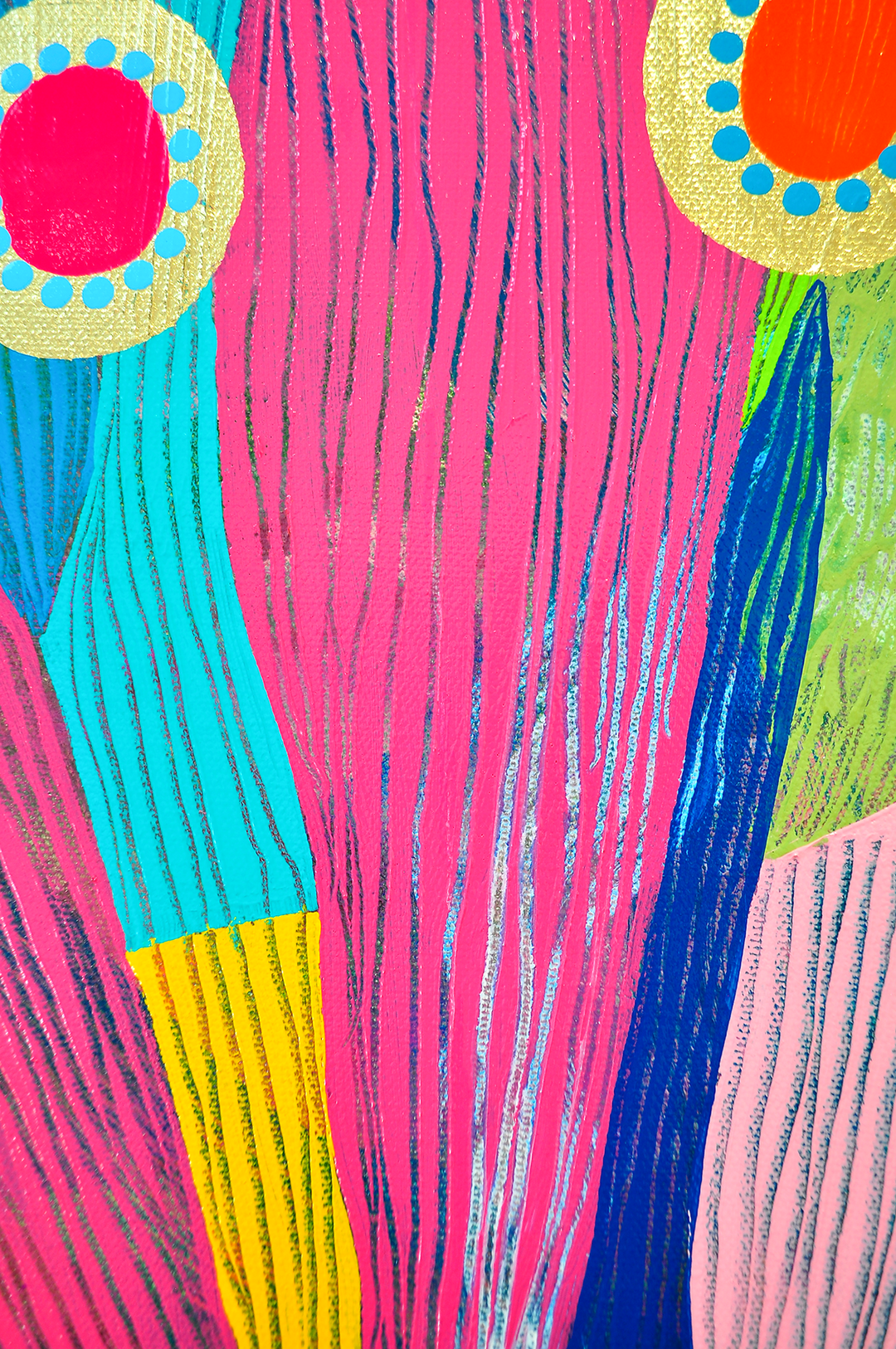 In Full Bloom - Framed 37.5x37.5 on Canvas