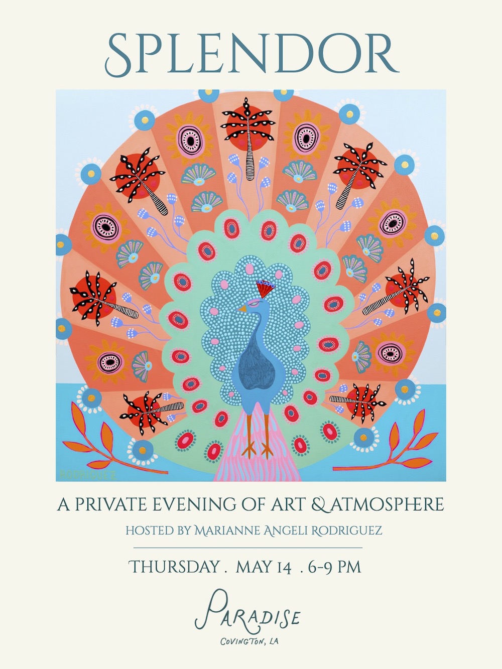 Splendor Event Poster - Thursday, May 14