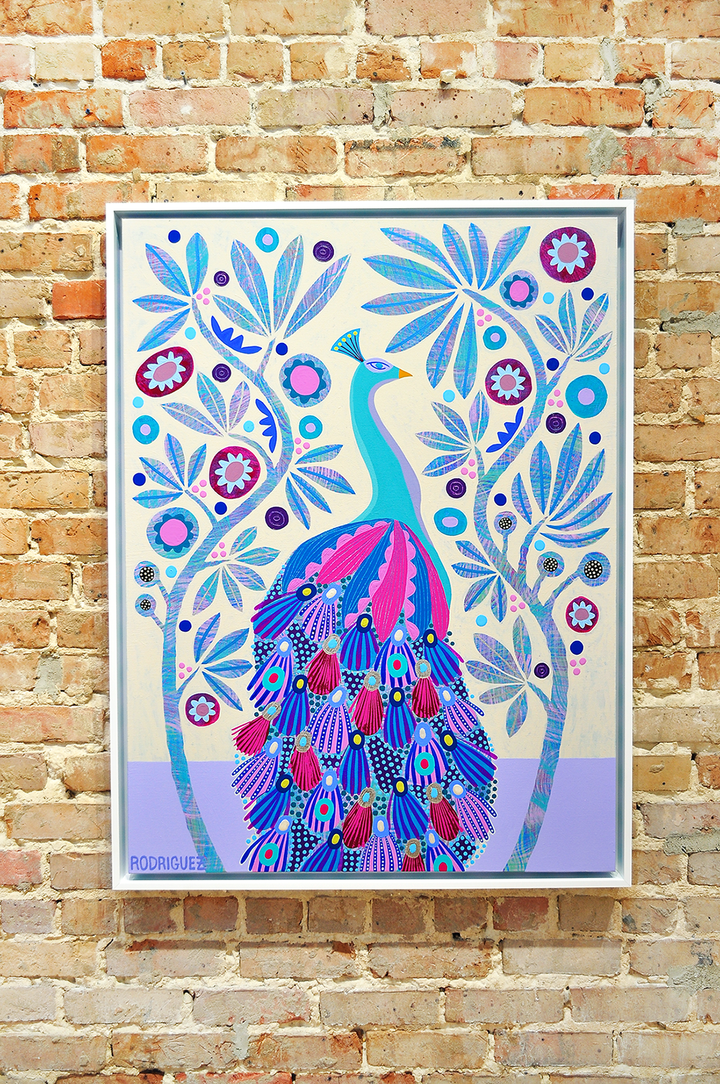 Silver Lining - Framed 31.5x41.5 on Canvas