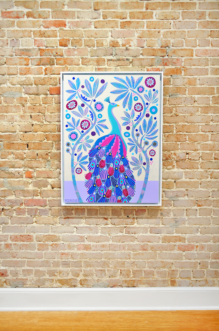 Silver Lining - Framed 31.5x41.5 on Canvas