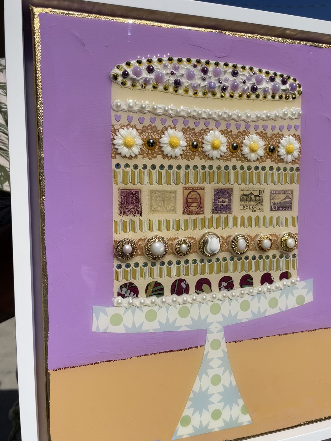 TIMELESS TOGETHER - 12.5 x 15.5 Framed Mixed Media on Canvas