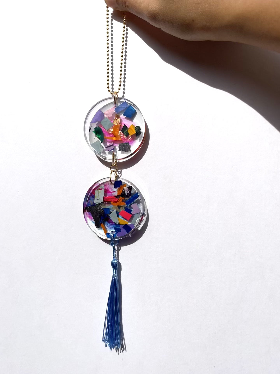 Light Catcher - Sky Blue Tassel