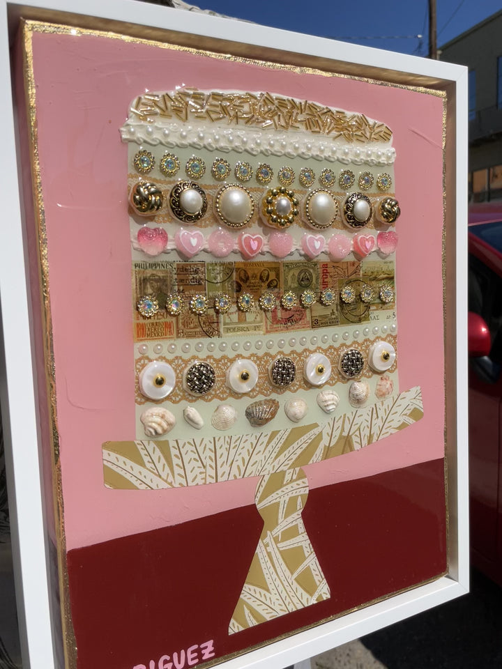 HAPPILY EVER AFTER - 12.5 x 15.5 Framed Mixed Media on Canvas