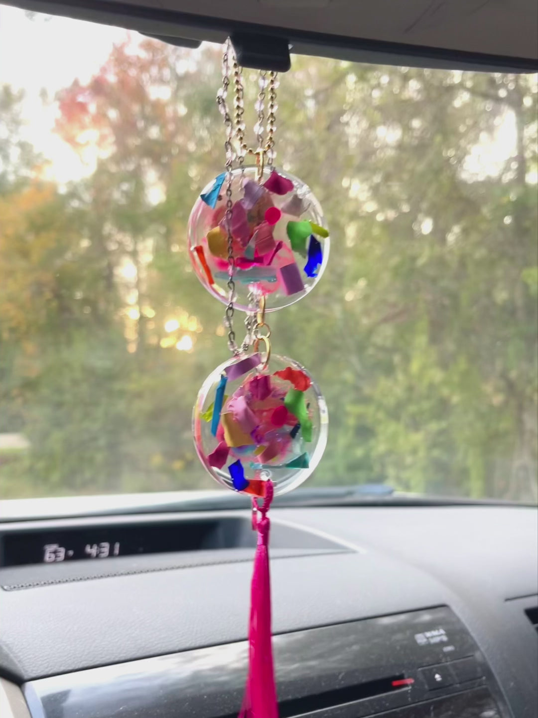 Light Catcher - Sky Blue Tassel