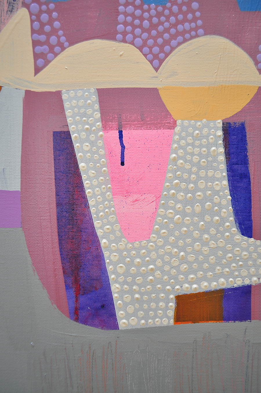 Fluorish - 48x48 on Canvas