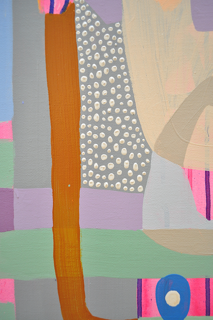 Fluorish - 48x48 on Canvas