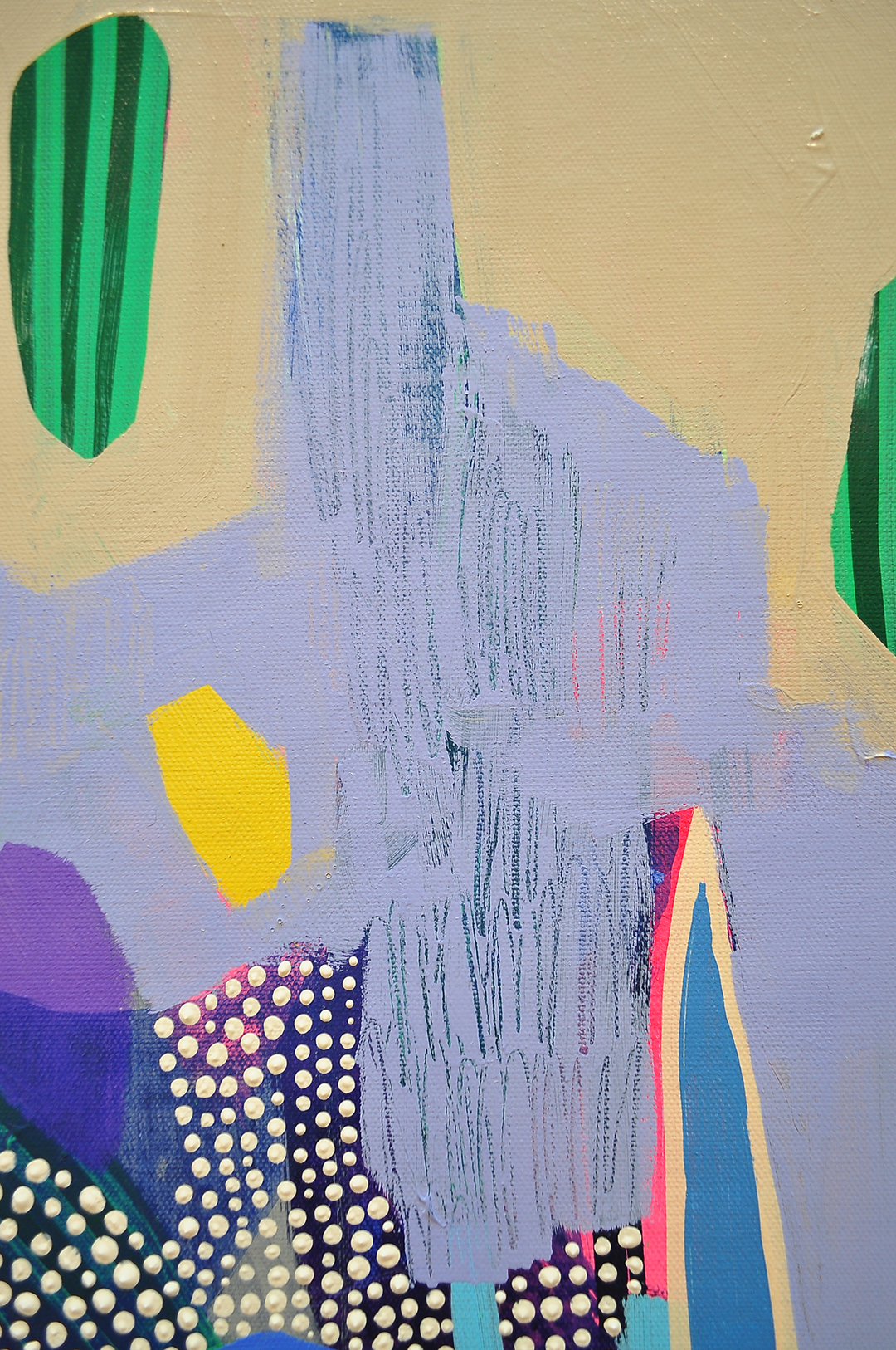 Fluorish - 48x48 on Canvas