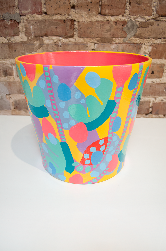 6 PLAYGROUND - EXTRA LARGE ABSTRACT PLANTER