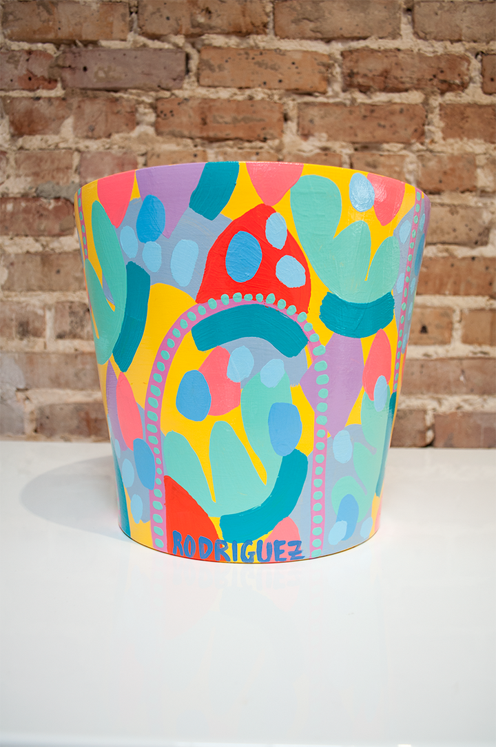 6 PLAYGROUND - EXTRA LARGE ABSTRACT PLANTER