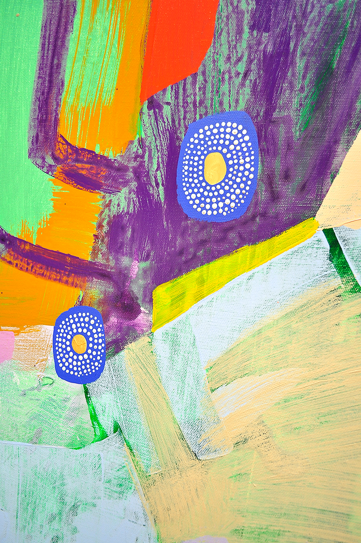 Singing Along To Our Favorite Song - 48x48 on Canvas