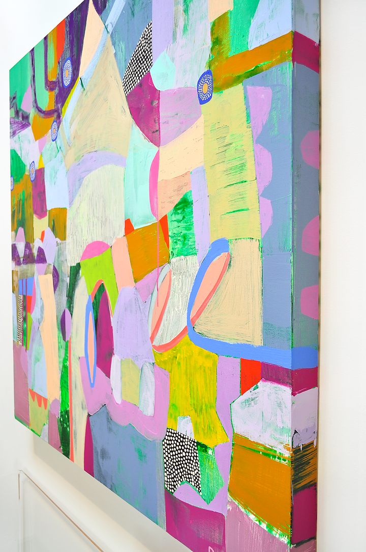Singing Along To Our Favorite Song - 48x48 on Canvas