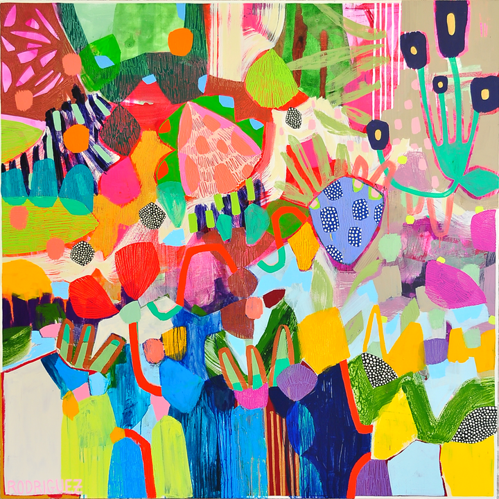 Float - 60x60 on Canvas