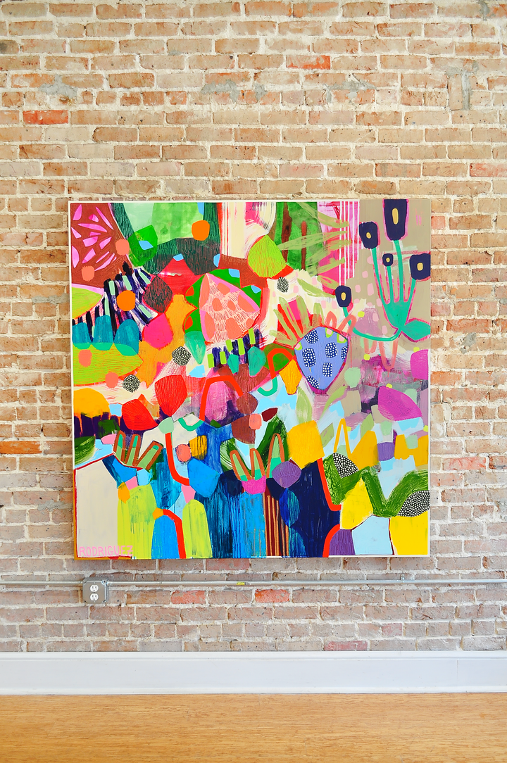 Float - 60x60 on Canvas