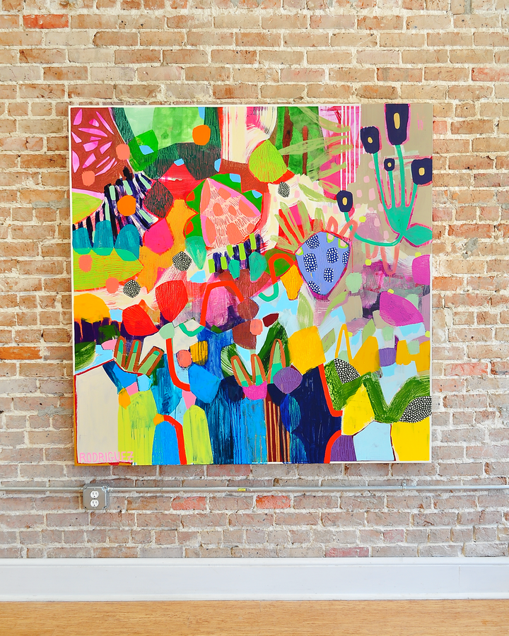 Float - 60x60 on Canvas