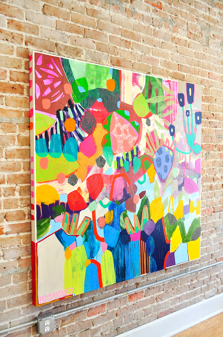 Float - 60x60 on Canvas