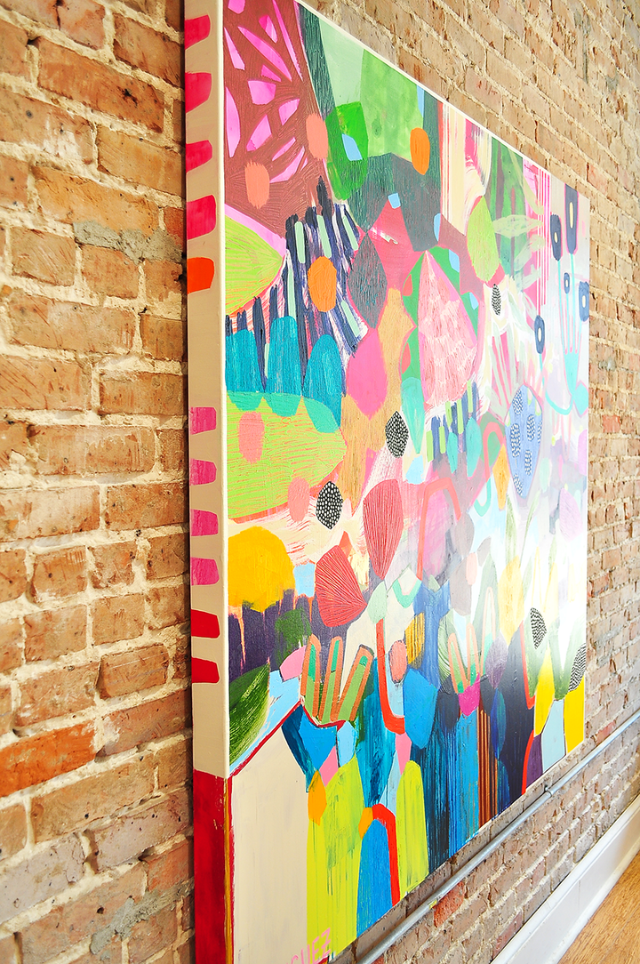 Float - 60x60 on Canvas