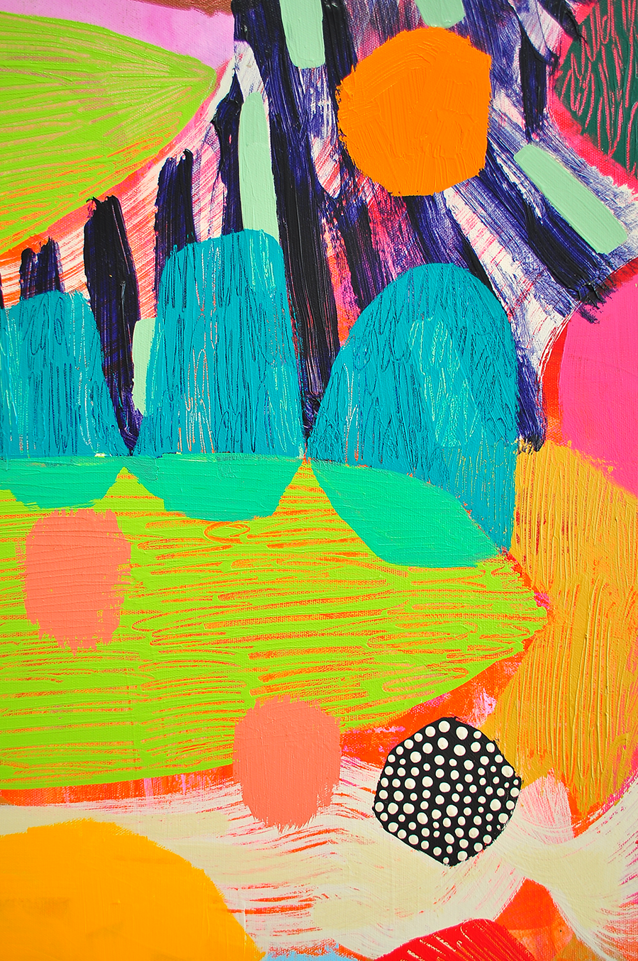 Float - 60x60 on Canvas