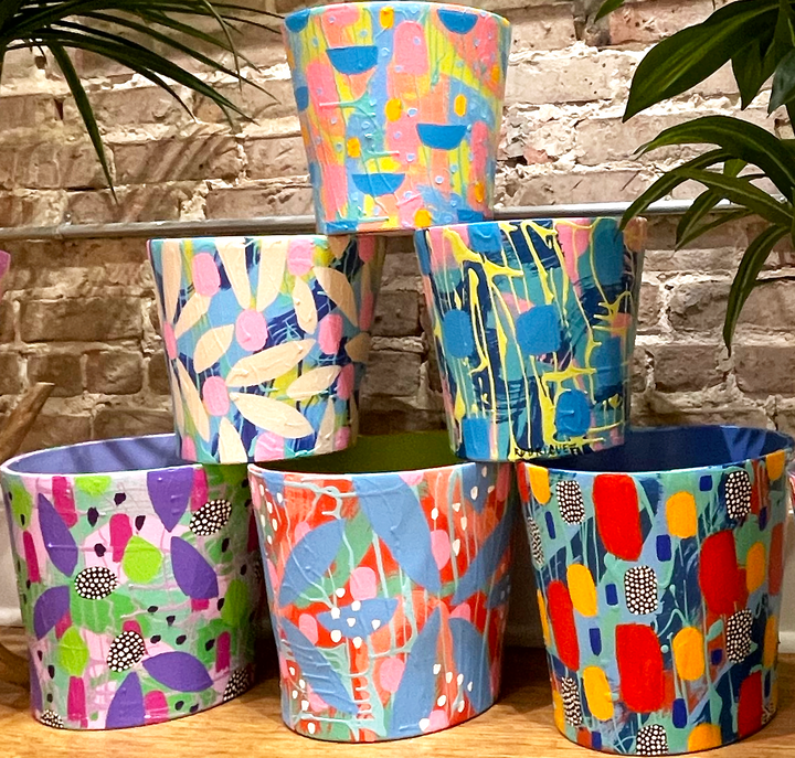 AVERY - ABSTRACT PLANTER - EXTRA LARGE