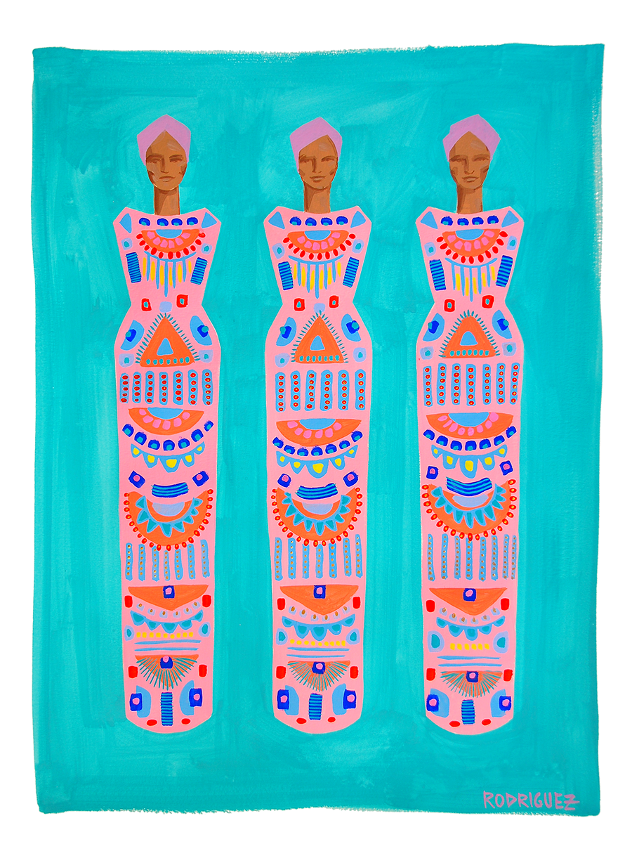 Contemporary art print by Marianne Angeli Rodriguez