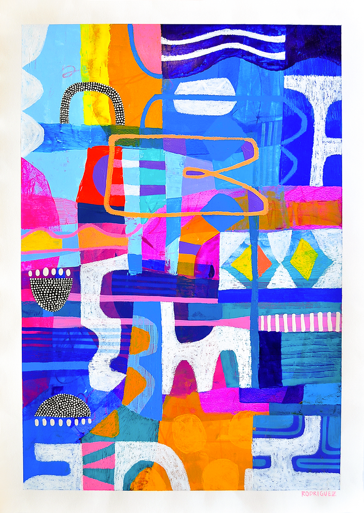 Sand Between My Toes - 30x42 on Paper