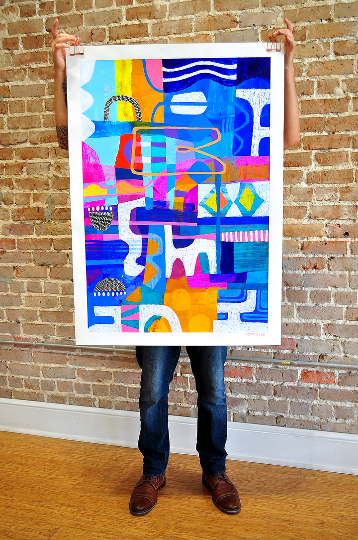Sand Between My Toes - 30x42 on Paper