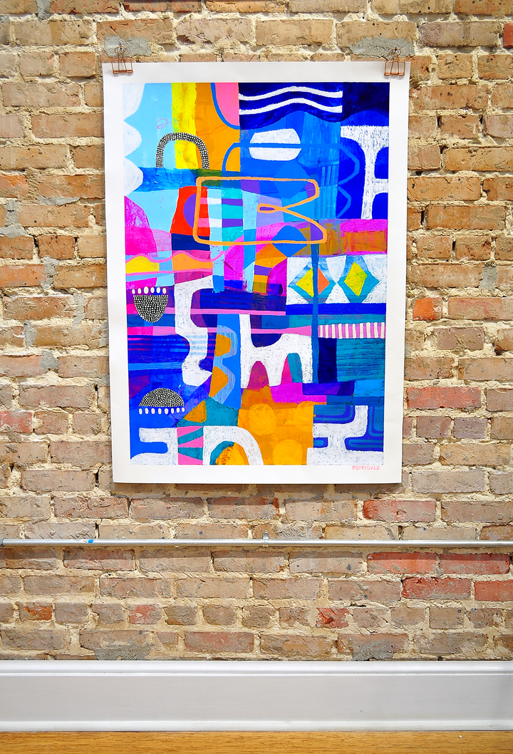 Sand Between My Toes - 30x42 on Paper