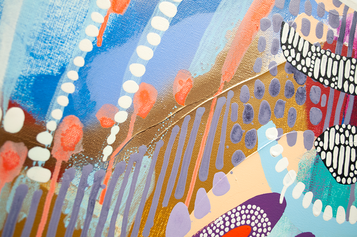 FESTIVAL OF HARVEST - 48x48 ON CANVAS